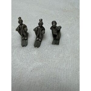 Vintage 1980 Signed Rawcliffe Skiers Set‎ of 3 Collectible USA